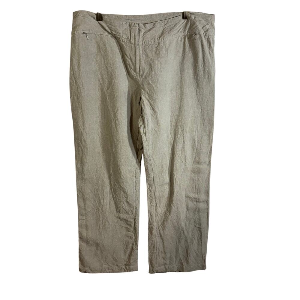 Eileen Fisher Soft Beige Straight Leg Pants
